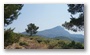 The road on the hills by St Victoire, nearby the Barrage de Bimon, nearby Aix-en-Provence