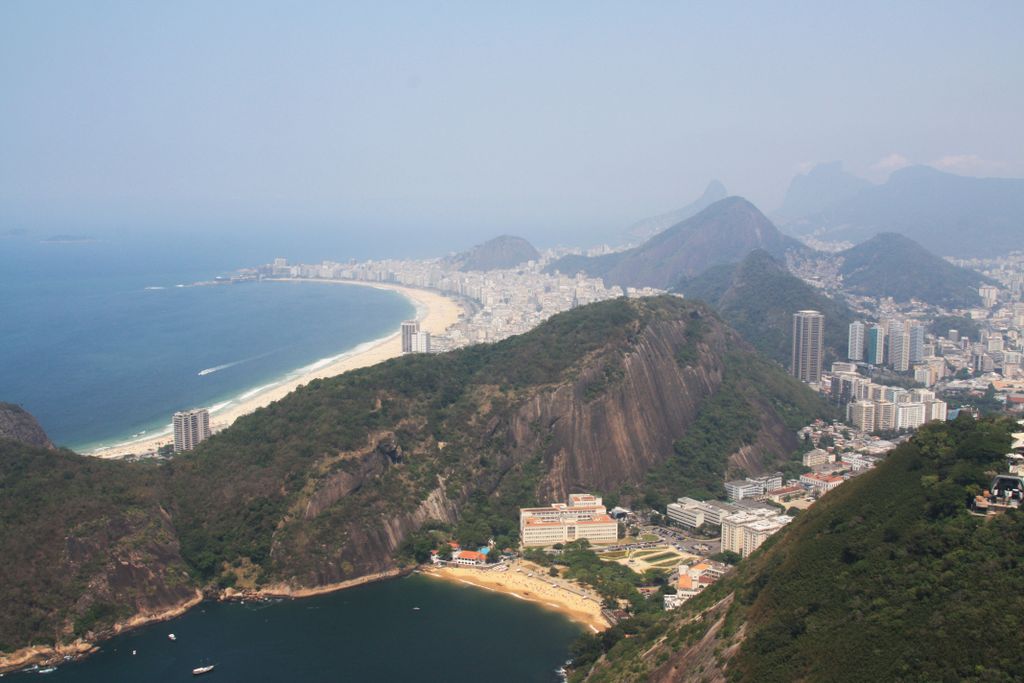 Rio de Janeiro, view of the city from the 