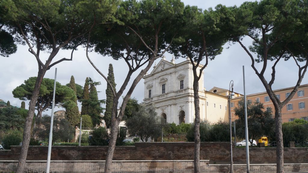 Along the Forum Romanum