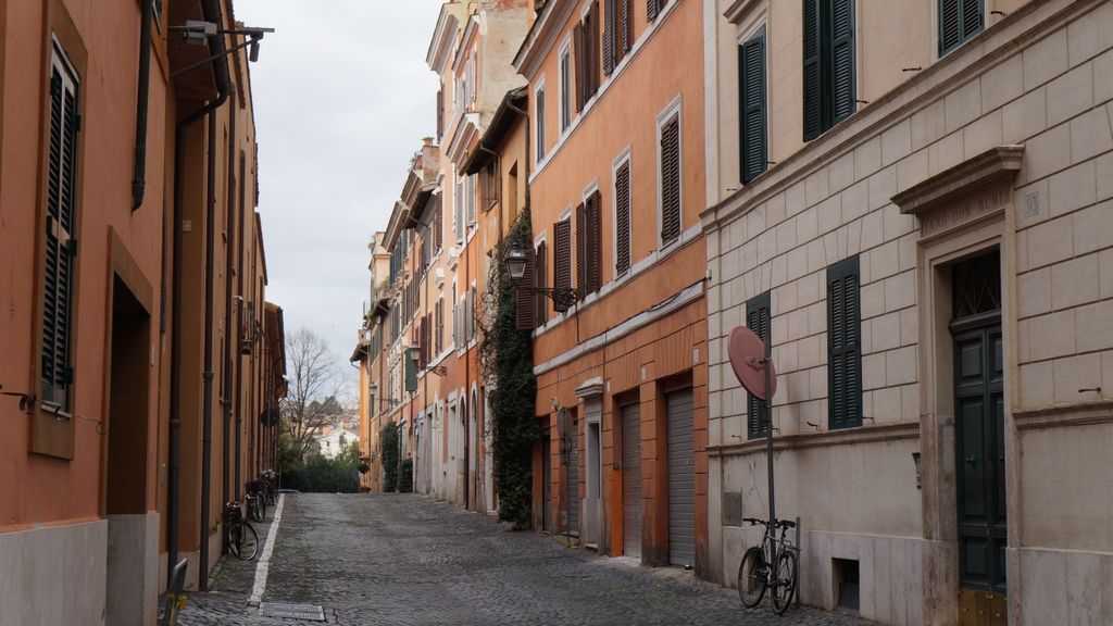 Small streets around the Forum in Rome