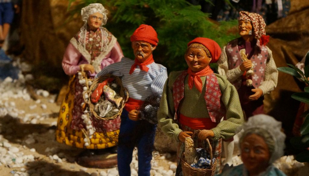 Santons at the St Victor Abbey, Marseille