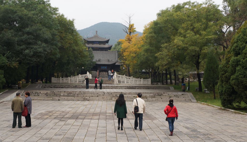 Jinci Park and Temple, Taiyuan. (It was founded about 1,400 years ago and expanded during the following centuries, resulting in a diverse collection of more than 100 sculptures, buildings, terraces, and bridges.)