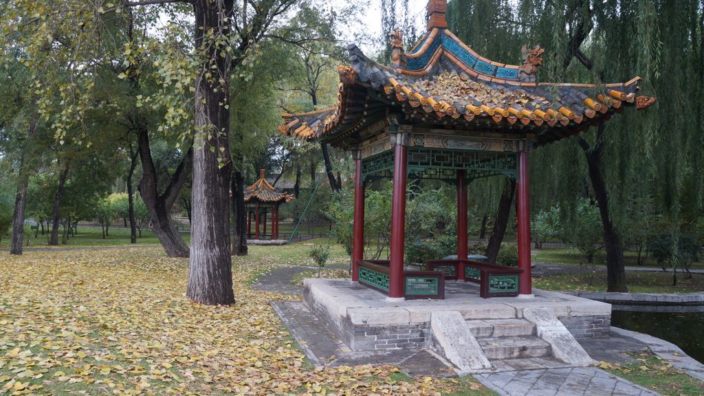 Jinci Park and Temple, Taiyuan. (It was founded about 1,400 years ago and expanded during the following centuries, resulting in a diverse collection of more than 100 sculptures, buildings, terraces, and bridges.)