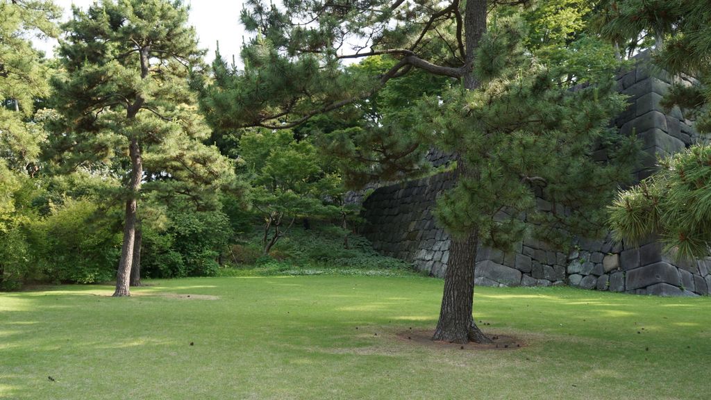 Gardens of the Imperial Palace in Tokyo, Japan