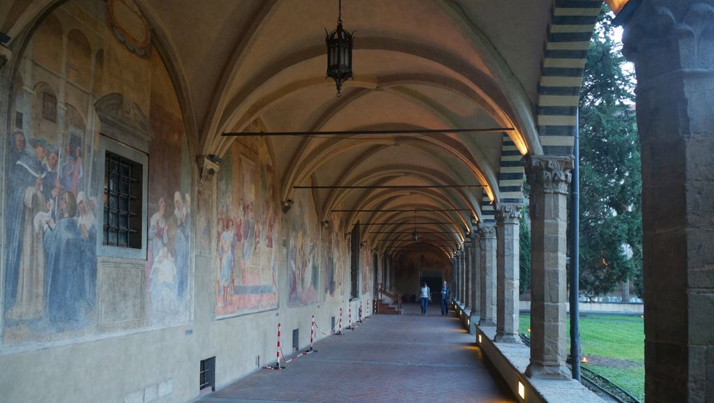 A not-for-public cloiser part of San Lorenzo, Florence (today it is part of a school for the police and border guards...)