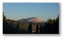 The Sainte Victoire with late afternoon lights in January