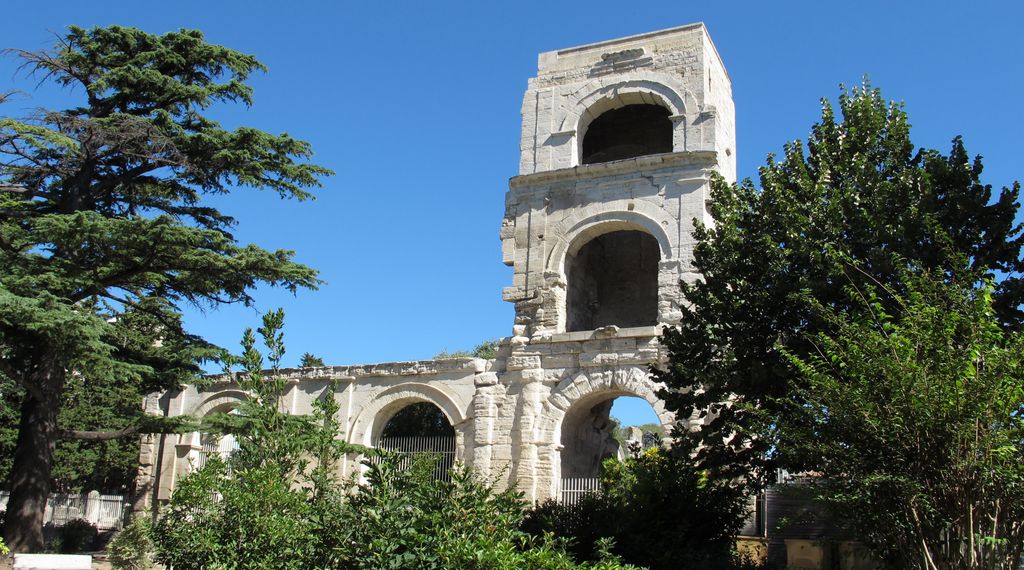 Old entrance of the Roman Amphitheatre, Arles