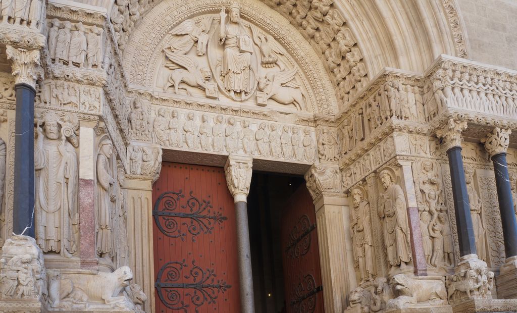 Entrance of the St Trophime Cathedral, Arles