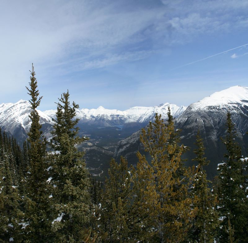 Views from the Sulphur Mountain, Banff