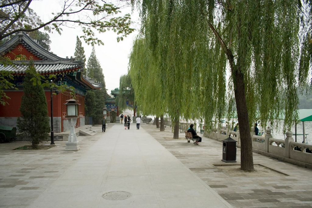 Beijing, Beiha park,  island of the White Dagoba