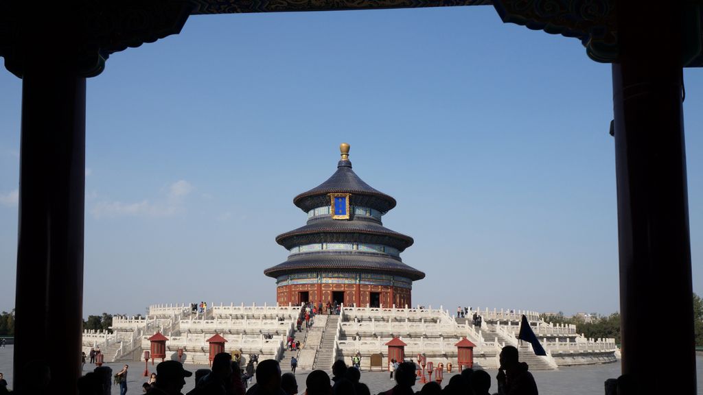 Temple of Heaven, Beijing; one of the symbols of the city and of the country; had a major ceremonial role in Imperial times