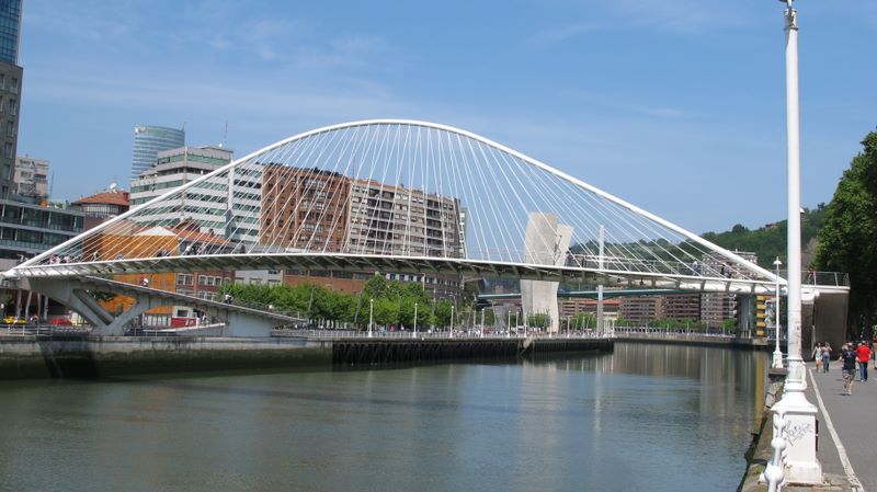 Bilbao, along the Bilbao River