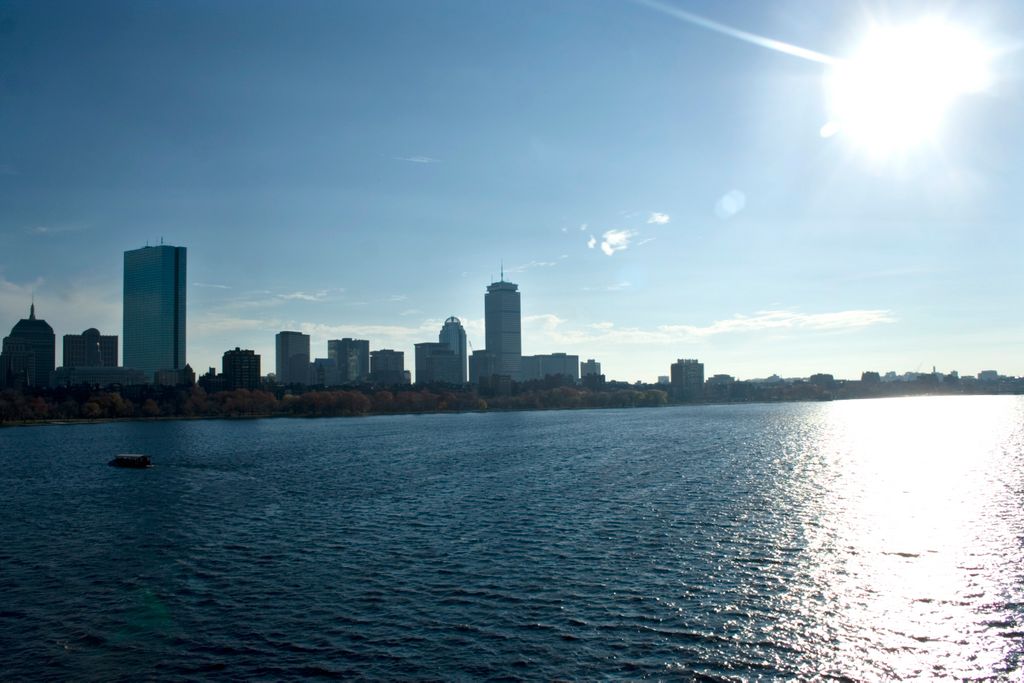 Boston skyline from the Longfellow bridge