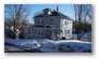 Roslindale, Boston, on a beautiful winter day