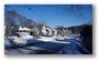 Roslindale, Boston, on a beautiful winter day