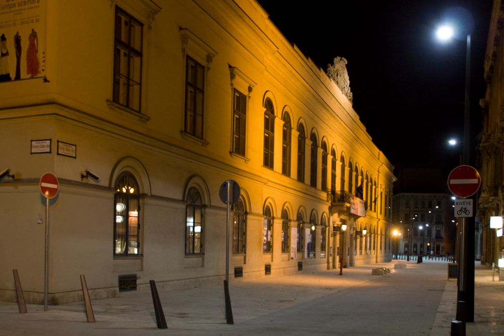 Károlyi Palace at night, Budapest