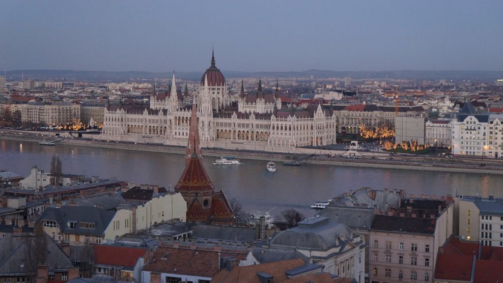 View from the Castle Hill of Budapest (the Parliament building)