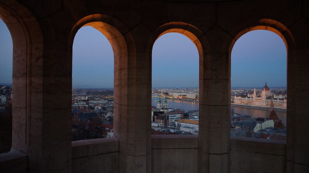 On the Castle Hill of Budapest (Fishermen's bastion)