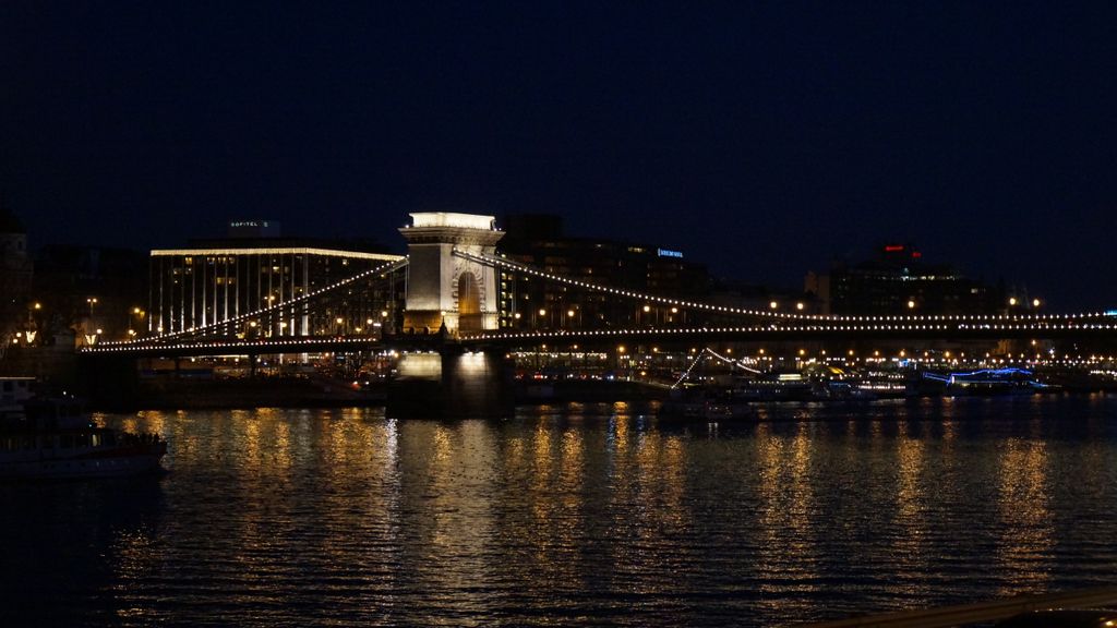 View of the Chain Bridge, Budapest