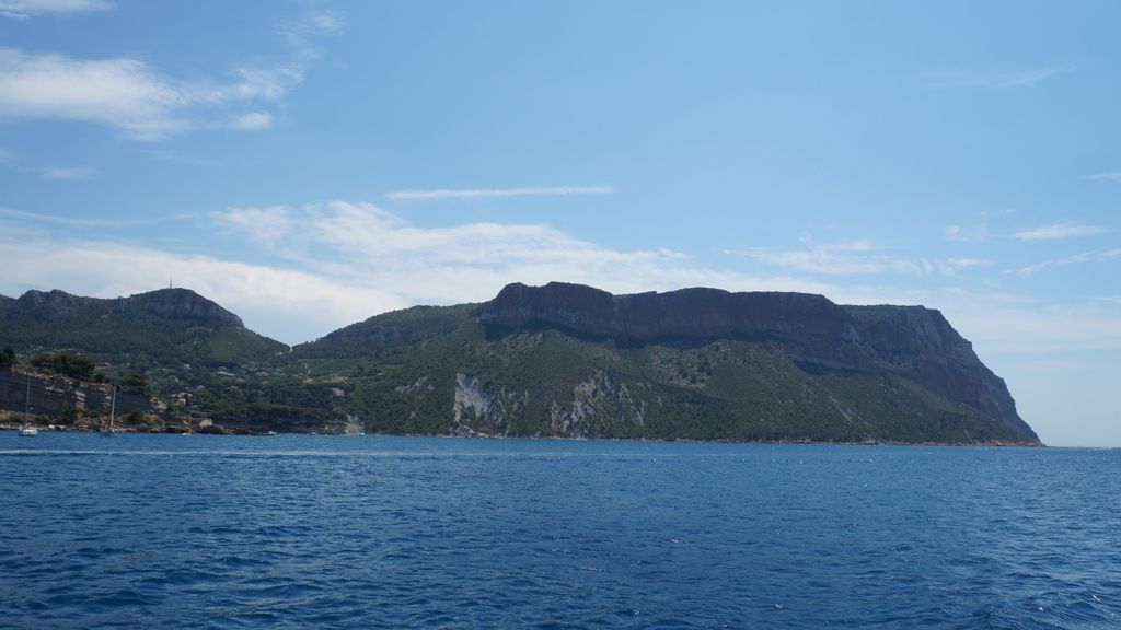 View from the port of Cassis