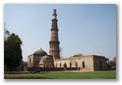 The Qutb Minar, the tallest sandstone tower in India