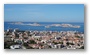 View of the coast of Marseille, when coming down from the Cathedral that dominates the city. If you have read the novel of Dumas, the Count of Monte Christo: the 