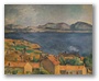 Cézanne, View of the bay of Marseille from Estaque; The Art Institute, Chicago