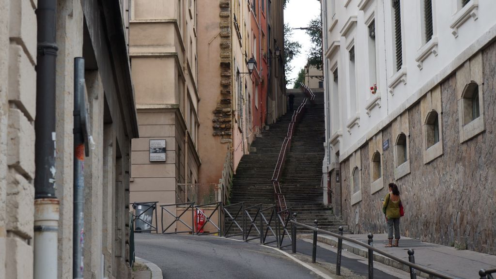 Streets in the old town of Lyon