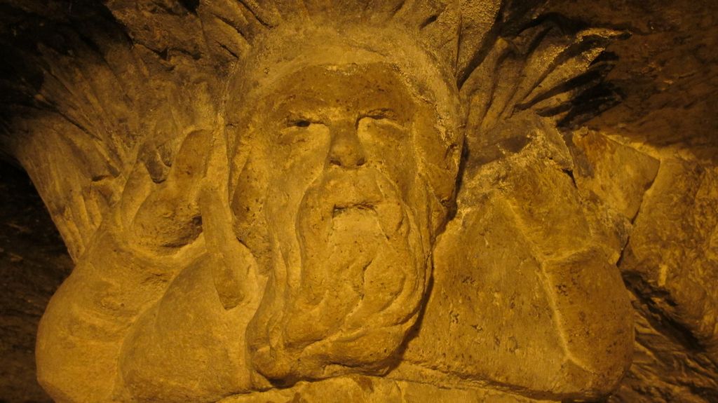 In the crypt of the Abbey of St Victor, Marseille