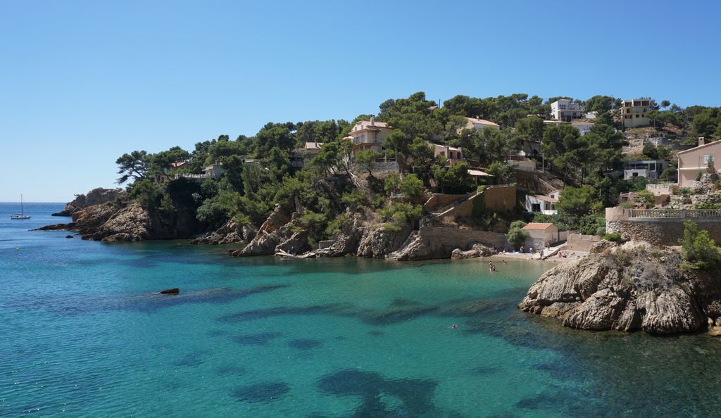 Ensuès-la-Redonne, a small resort north of Marseille, on the Côte Bleu”