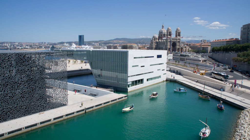 The new building of the MuCEM (Musée des Civilisations de l'Europe et de la Méditerranée), Marseille (Architect: Rudy Ricciotti)