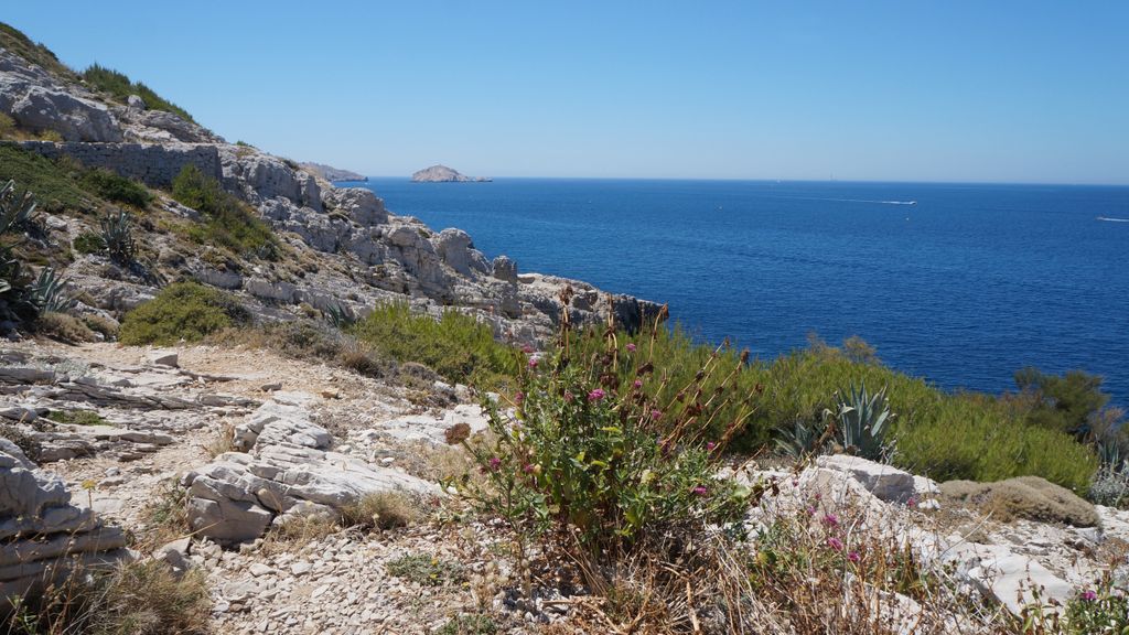 Seashore by Montredon, at the Eastern edge of Marseille