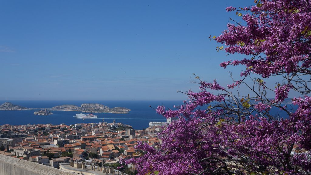 Spring Colours in Marseille (view from the Basilique 