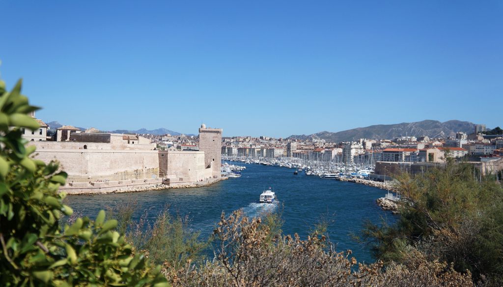 The St. Jean fort at the entrance of the old Harbour of Marseille