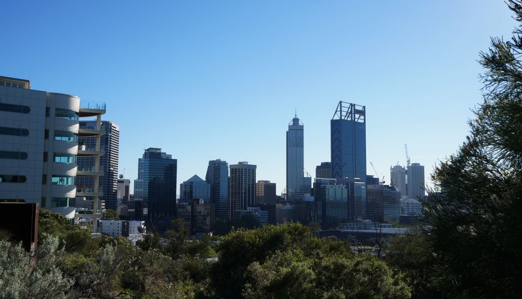 Business Centre of Perth, seen from Kings Park