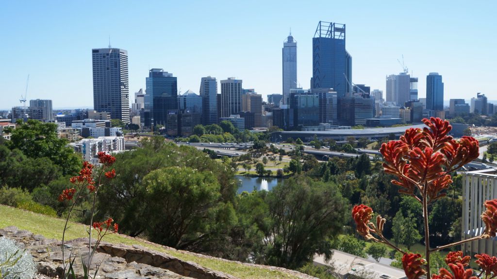 Business Centre of Perth, seen from Kings Park