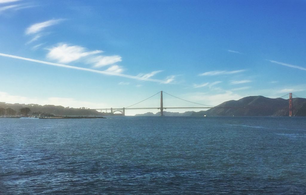 View of the Golden Gate from Fort Mason, San Francisco