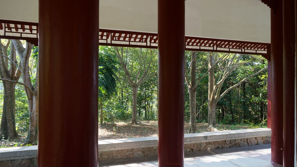 Pavillon at the Fairy Lake Botanical Garden, Shenzhen, China