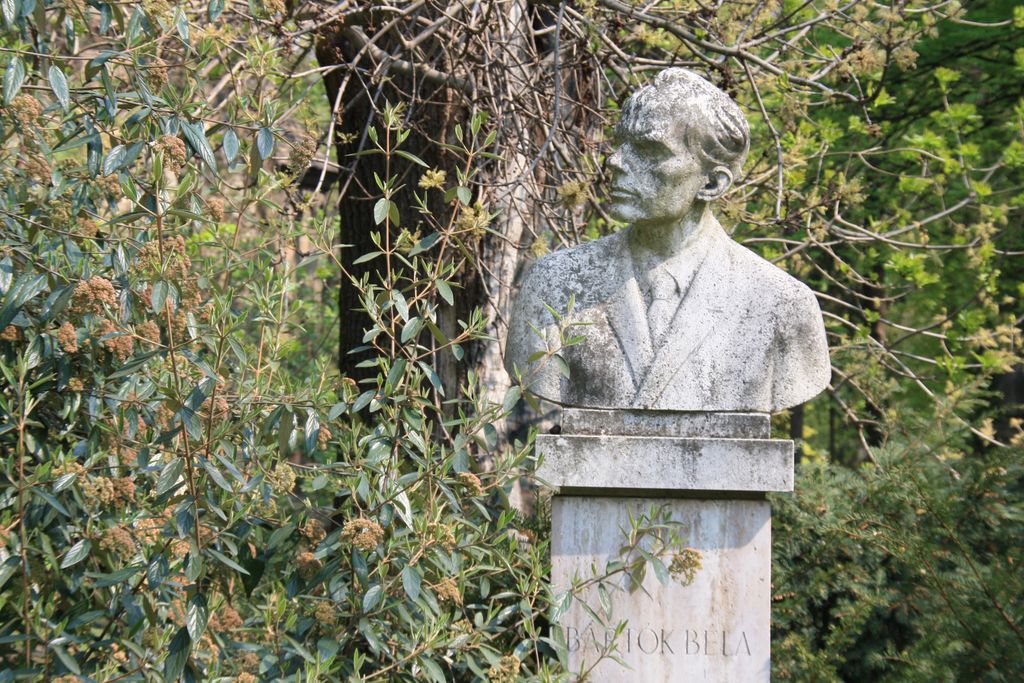 Budapest, Margaret Island, statue of Bartók Béla