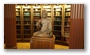 At the Musée Guimet, Paris (the library of the founder of the Museum, Émile Étienne Guimet, which also includes two buddha statues)