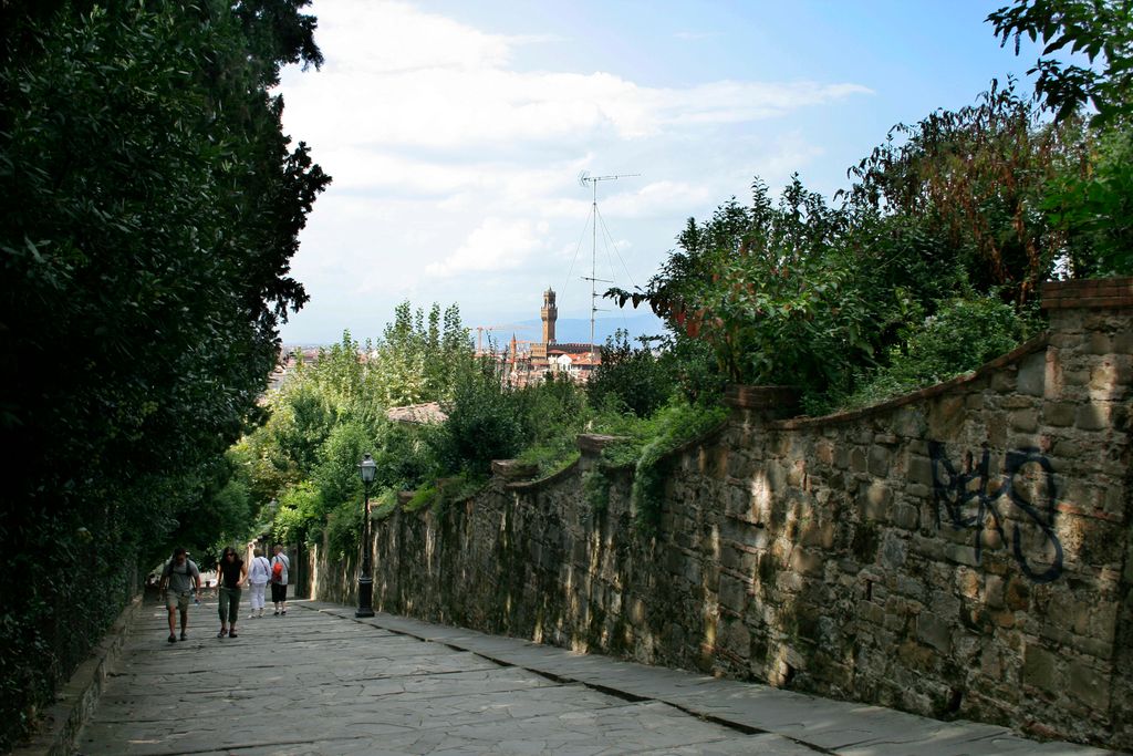 Via di San Salvatore al Monte, Florence, Italy (on the way to the Piazzale Michelangelo)
