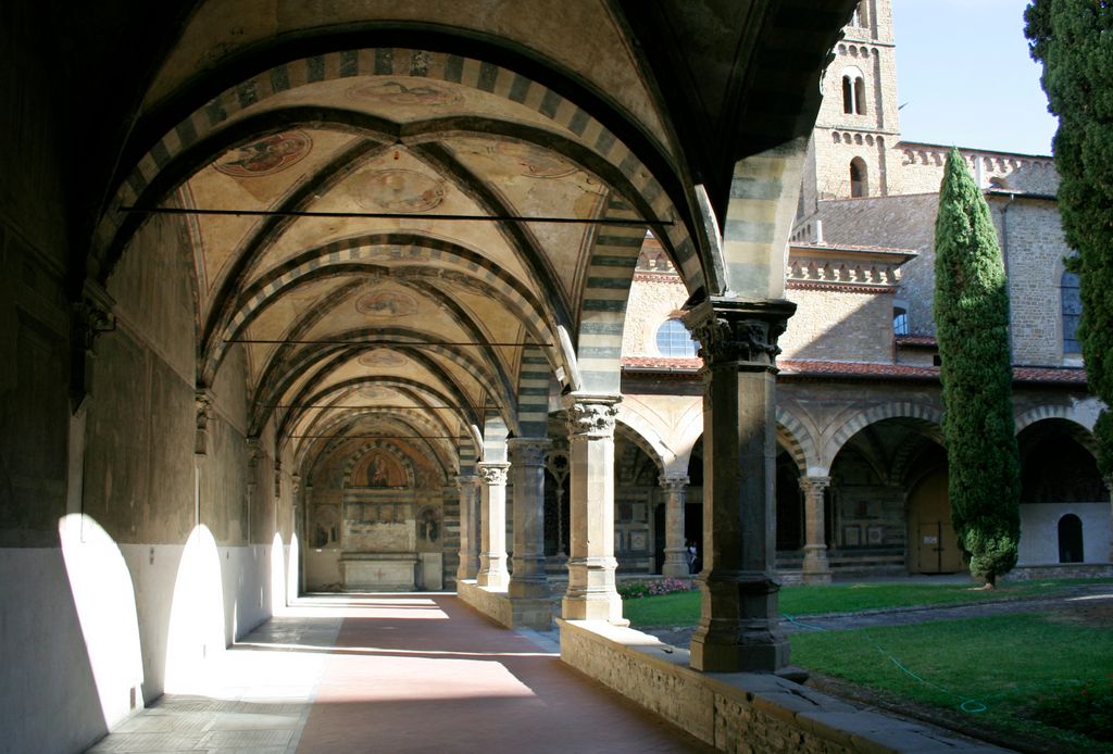 Cloisters of Santa Maria di Novella, Florence, Italy